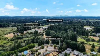 Easy access to everything: close to schools and parks.
