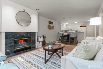 Gas fireplace