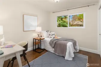 Main-level 2nd of 5 bedrooms.