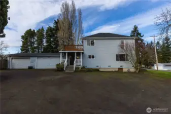 3 car attached garage and ample parking in driveway or on back lot. NO HOA