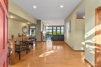 Upon entering this 2 level home, wow ......... 10' ceilings ...... and straight away you enjoy the Views from your first moments.