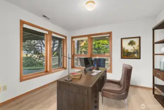 Lower level office.  Virtually staged.