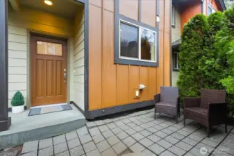 Front door off the main level