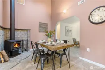 Create an evening meal with friends and family.