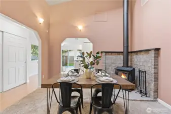 Another photo of the formal dining room.