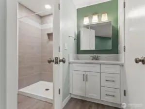 Primary bathroom sink.