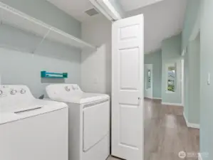 laundry room.