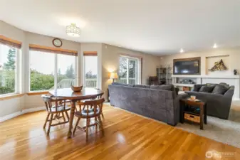 Nook and family room