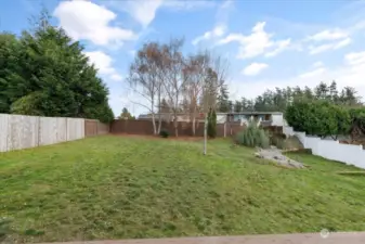 Spacious Backyard is a perfect playground for pets or kids...It’s a blank canvas, ready to be transformed into the outdoor oasis.