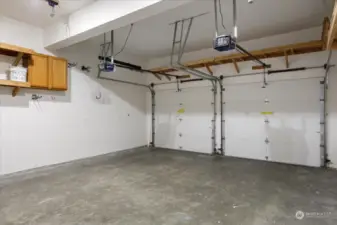 The double garage offers versatile space, perfect for not just parking but also housing your exercise equipment, creating a convenient home gym right at your doorstep.