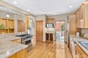 Large kitchen-open concept