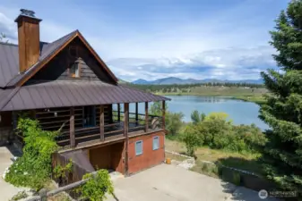 Overlooking Big Twin Lake
