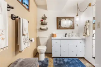 Downstairs Full bath