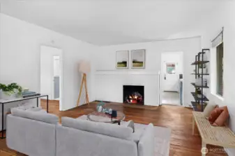 *Virtual Staged-Loving Room.
