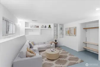 *Virtual Staged-Rec. Room.