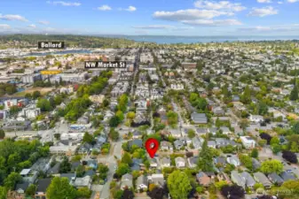 Looking West to Ballard