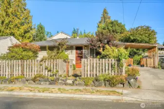 Fully fenced and ready for your furry friends.