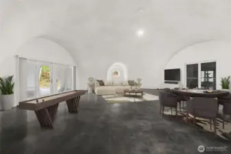 2nd Dome-living-room/rec.room/office/ virtually staged-