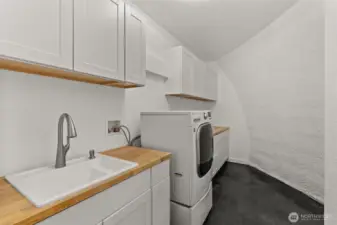 laundry room downstairs