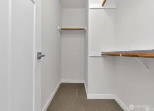 Walk in closet of 2nd bedroom
