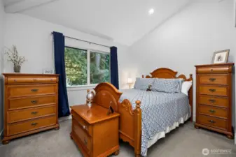 Guest room on the main level.