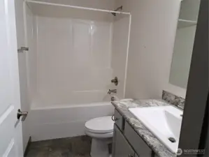 Hallway bathroom