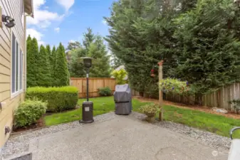 Backyard patio