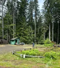 Ample space to place a manufacured home-utilites already on site.