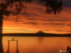 Morning Sunrise with Mt. Rainier