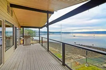 Enjoy your covered deck and cook with installed power outlets for barbecue