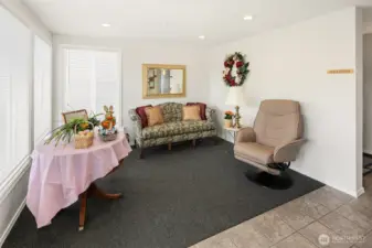 Sweet lobby for visitors arriving for residents
