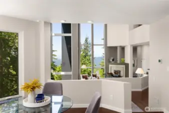 Every space was designed to maximize the incredible views.