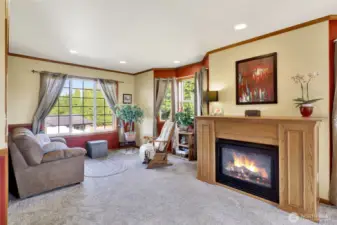 Can you picture yourself in this private space on a cold fall or winter evening?