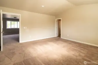 Primary suite with western views perfect for evening sunsets