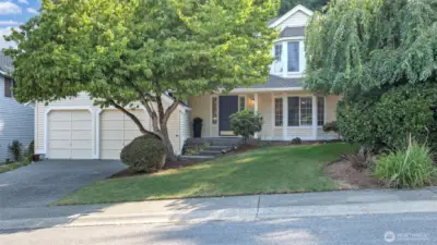 Welcome to Audubon Ridge.  This four-bedroom home is located on quiet street that backs to one of Klahanie’s many trails.