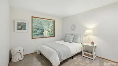 The second of the 4 upper level bedrooms