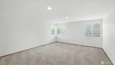 The fourth bedroom is quite large and could be used as a bonus room