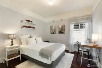 Upstairs Bedroom #3.  All of the bedrooms have nice sized closets.