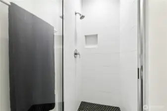 Downstairs shower