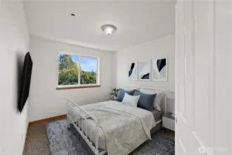 Bedroom 1 virtually  staged