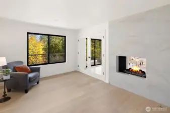 Extra Sitting Room/Office off of Living Room