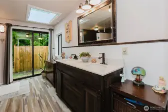 Remodeled primary with newer vanity