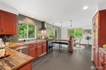 No carpets and allergies to worry about in this entire home!