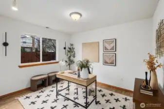 Lower level 2nd bedroom or office