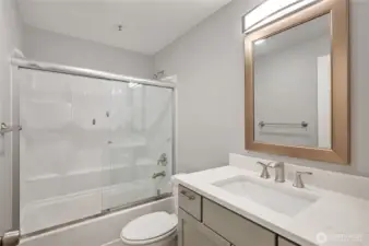 Second full bath for guests or those busy mornings.