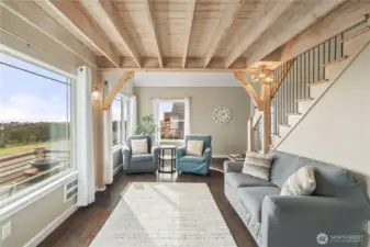 Beautiful woodwork throughout