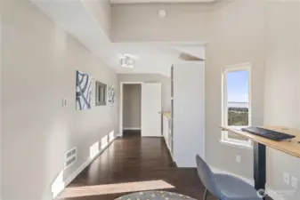 Water views from upstairs office