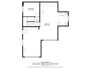 This lower room isn't a legal bedroom as it is a 2 bedroom septic.