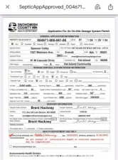 Approved 2 Bedroom Septic