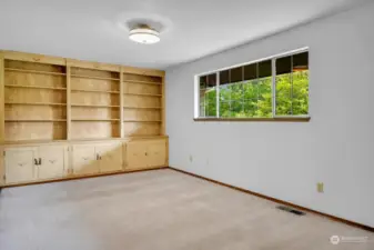 Office or Bedroom with custom built-ins